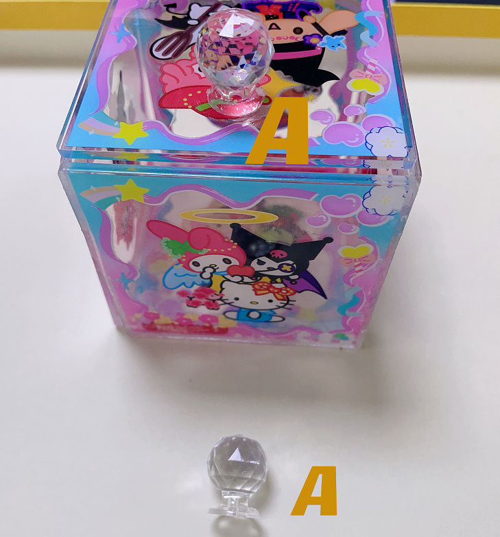 【LINK 5】Acrylic handle/ Acrylic hinge