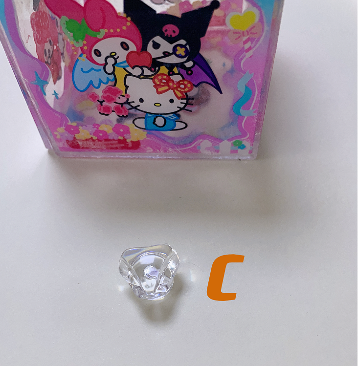 【LINK 5】Acrylic handle/ Acrylic hinge